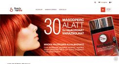 Desktop Screenshot of beautyhairline.hu